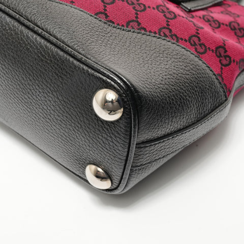 GUCCI GG canvas Handbag Red WS28239