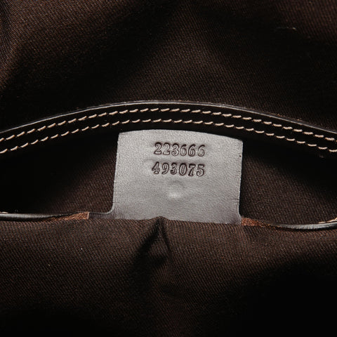 GUCCI GG Supreme PVC Shoulder Bag beige WS28241