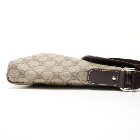 GUCCI GG Supreme PVC Shoulder Bag beige WS28241