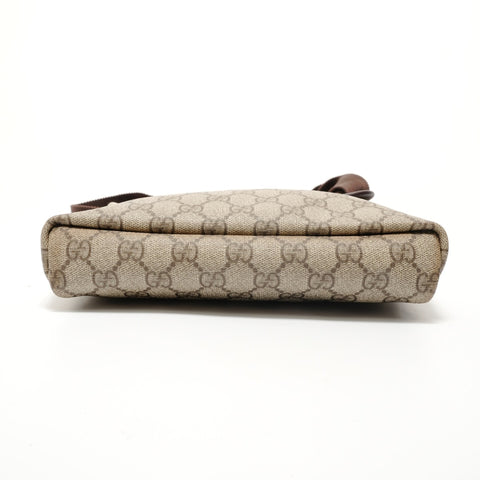 GUCCI GG Supreme PVC Shoulder Bag beige WS28241