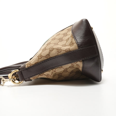 GUCCI GG Canvas Sherry Line 2-way Shoulder Bag beige WS28242