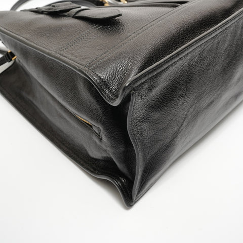 PRADA Etiquette Shopping 2-Way Leather Shoulder Bag black WS28243