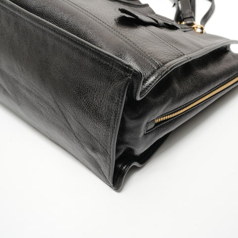 PRADA Etiquette Shopping 2-Way Leather Shoulder Bag black WS28243