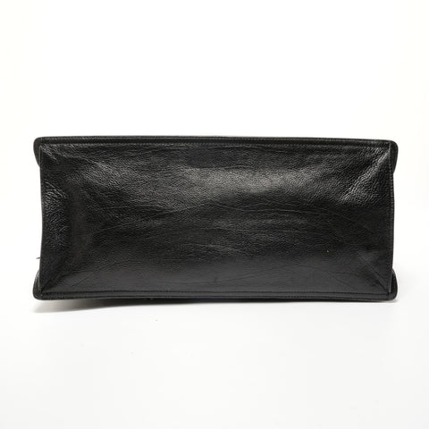 PRADA Etiquette Shopping 2-Way Leather Shoulder Bag black WS28243