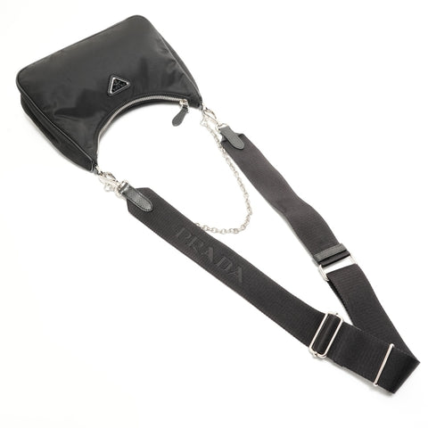 PRADA Re-Nylon Shoulder Bag black WS28246