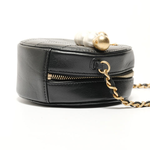 CHANEL 29th series Matelass Pearl Shoulder Bag black WS28248