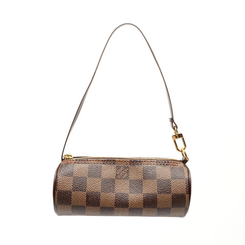 LOUIS VUITTON Damier Papillon 30, made in 2005. Shoulder Bag Brown WS28249