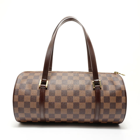 LOUIS VUITTON Damier Papillon 30, made in 2005. Shoulder Bag Brown WS28249