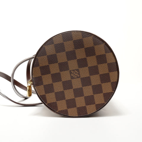 LOUIS VUITTON Damier Papillon 30, made in 2005. Shoulder Bag Brown WS28249