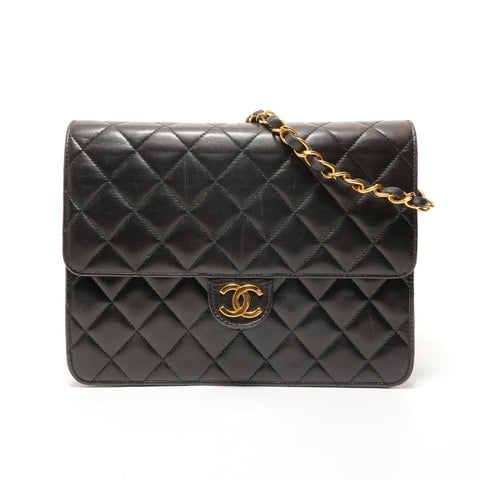CHANEL No. 3 Push-lock Matelass Shoulder Bag black WS28251