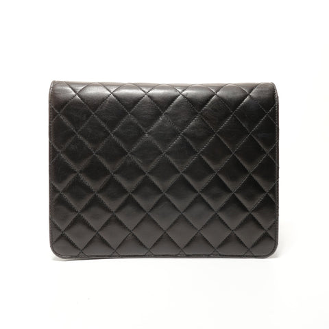 CHANEL No. 3 Push-lock Matelass Shoulder Bag black WS28251