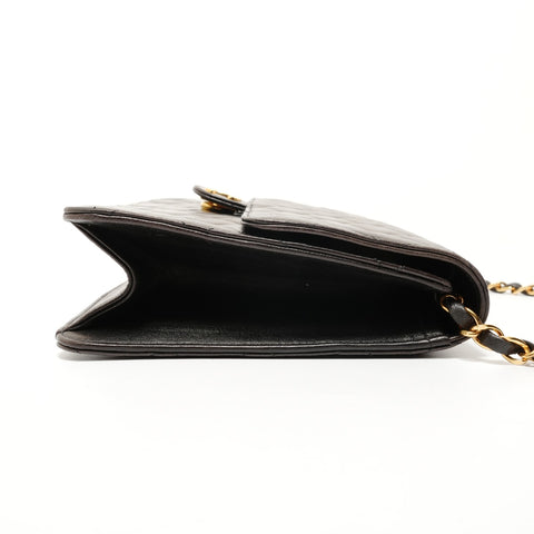 CHANEL No. 3 Push-lock Matelass Shoulder Bag black WS28251