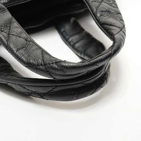 CHANEL Table 11: COCO Mark Caviar Skin Boston bag black WS28253