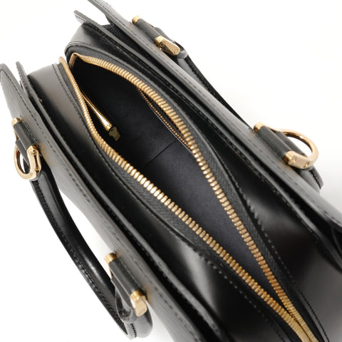 LOUIS VUITTON 2001 Pont Neuf Epi Handbag black WS28254