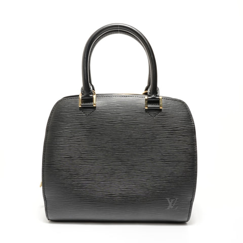 LOUIS VUITTON 2001 Pont Neuf Epi Handbag black WS28254