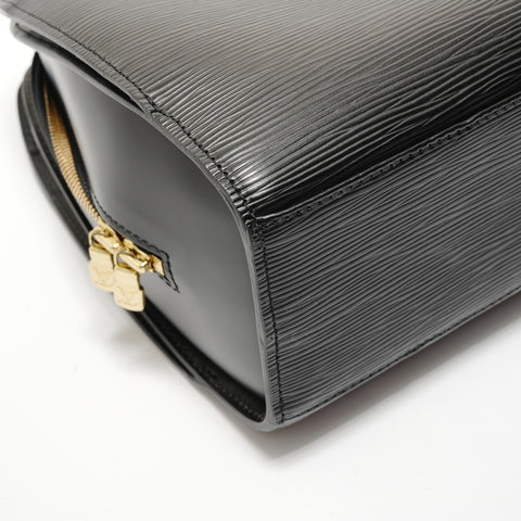 LOUIS VUITTON 2001 Pont Neuf Epi Handbag black WS28254