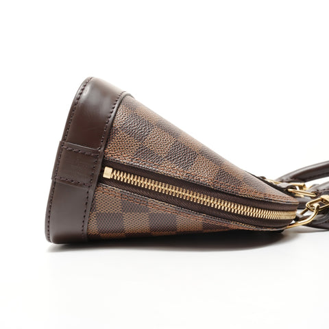 LOUIS VUITTON Alma BB Damier Handbag Brown WS28255