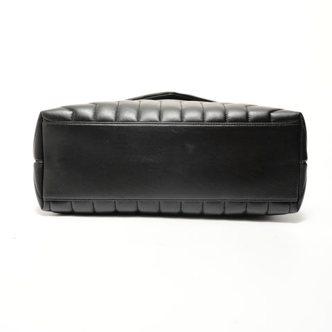 YVES SAINT LAURENT YSL Lulu Leather 2-way Shoulder Bag black WS28256
