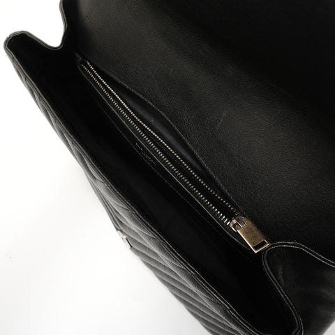 YVES SAINT LAURENT YSL College 2-way Shoulder Bag black WS28258