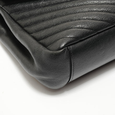 YVES SAINT LAURENT YSL College 2-way Shoulder Bag black WS28258