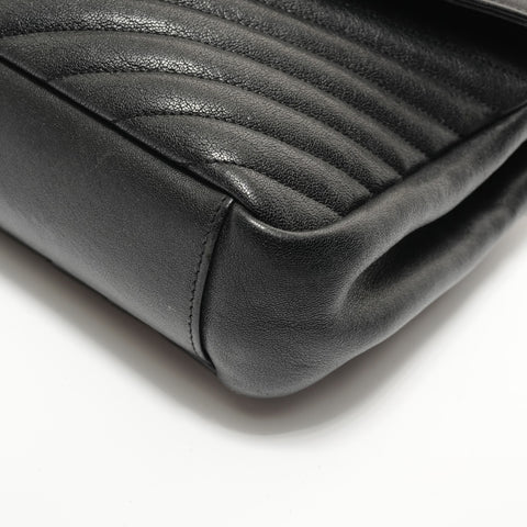 YVES SAINT LAURENT YSL College 2-way Shoulder Bag black WS28258