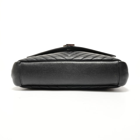 YVES SAINT LAURENT YSL College 2-way Shoulder Bag black WS28258