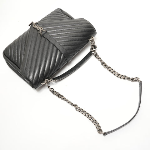 YVES SAINT LAURENT YSL College 2-way Shoulder Bag black WS28258
