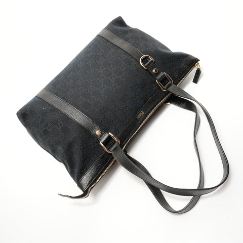 GUCCI GG canvas Shoulder Bag black WS28260
