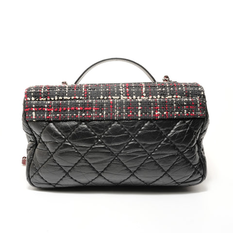 CHANEL Series 23 Matelass Tweed 2-Way Bag Shoulder Bag black WS28261