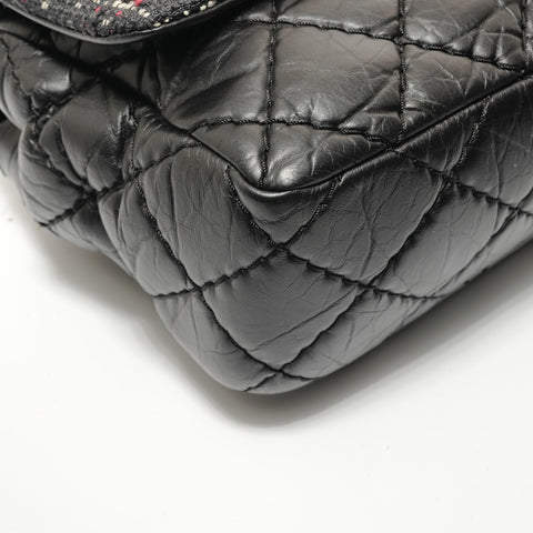 CHANEL Series 23 Matelass Tweed 2-Way Bag Shoulder Bag black WS28261