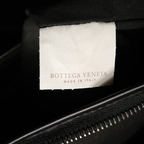 BOTTEGAVENETA INTRECCIATO leather Boston bag black WS28262