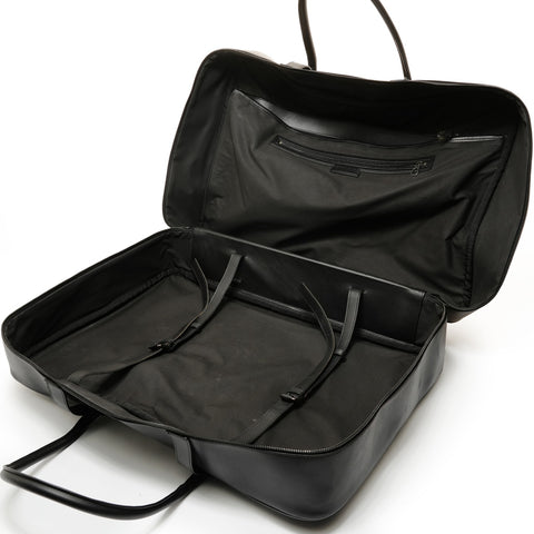 BOTTEGAVENETA INTRECCIATO leather Boston bag black WS28262