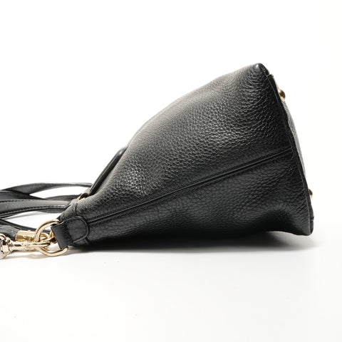 GUCCI Soho Leather 2way Handbag black WS28272