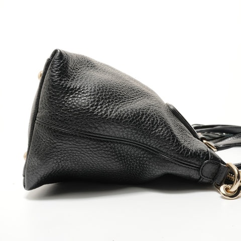 GUCCI Soho Leather 2way Handbag black WS28272