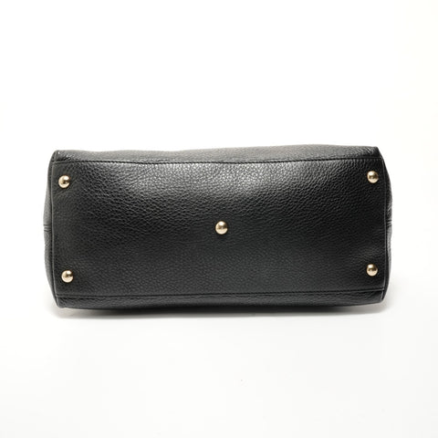 GUCCI Soho Leather 2way Handbag black WS28272
