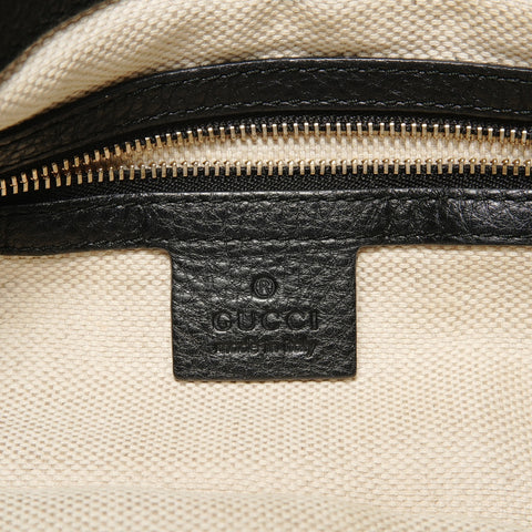 GUCCI Soho Leather 2way Handbag black WS28272