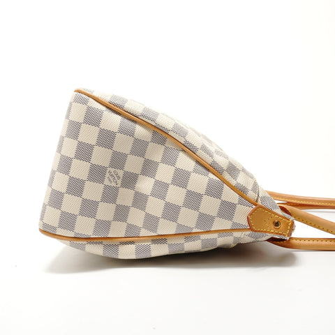 LOUIS VUITTON Damier Azur Figgeri PM, made in 2012. Shoulder Bag white WS28276