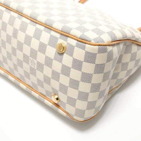 LOUIS VUITTON Damier Azur Figgeri PM, made in 2012. Shoulder Bag white WS28276