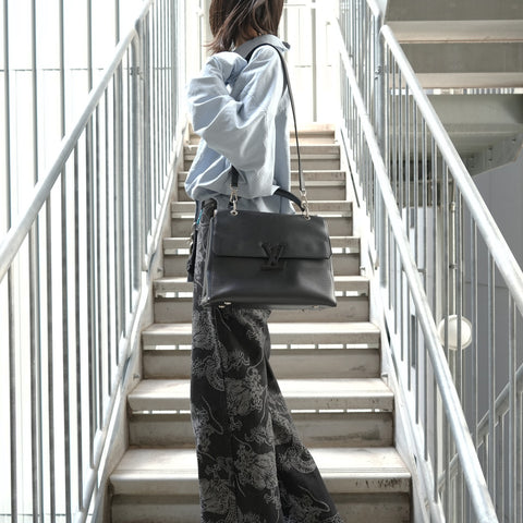 LOUIS VUITTON Grenelle MM Epi, made in 2019 Handbag black WS28278