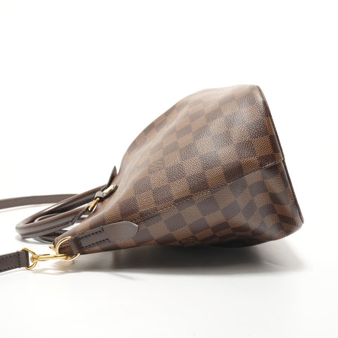 LOUIS VUITTON 2018 Damier Ebene Siena MM Handbag Brown WS28279