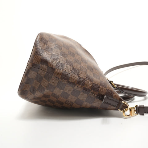 LOUIS VUITTON 2018 Damier Ebene Siena MM Handbag Brown WS28279