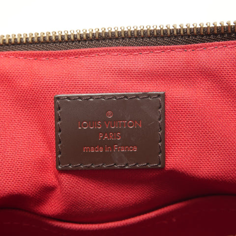 LOUIS VUITTON 2018 Damier Ebene Siena MM Handbag Brown WS28279