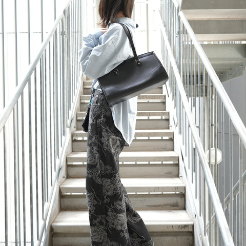 LOUIS VUITTON Epi Madeleine PM, made in 2008. Shoulder Bag black WS28280