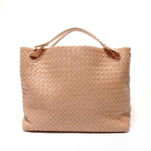 BOTTEGAVENETA INTRECCIATO leather Handbag beige WS28282
