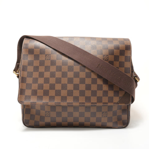 LOUIS VUITTON Shelton MM Damier, made in 2012 Shoulder Bag Brown WS28283