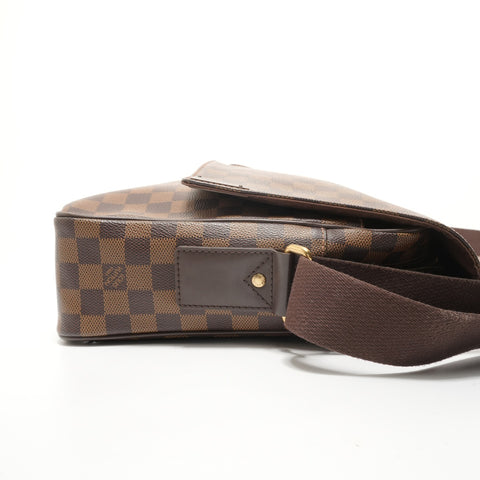 LOUIS VUITTON Shelton MM Damier, made in 2012 Shoulder Bag Brown WS28283