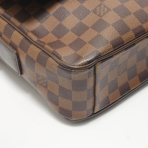 LOUIS VUITTON Shelton MM Damier, made in 2012 Shoulder Bag Brown WS28283