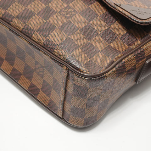 LOUIS VUITTON Shelton MM Damier, made in 2012 Shoulder Bag Brown WS28283