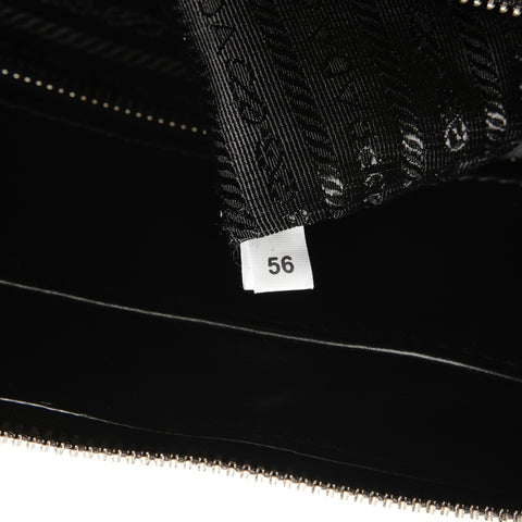 PRADA Saffiano leather briefcase Handbag black WS28285