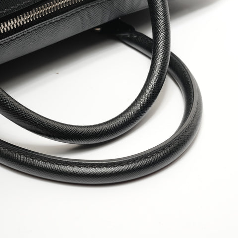 PRADA Saffiano leather briefcase Handbag black WS28285